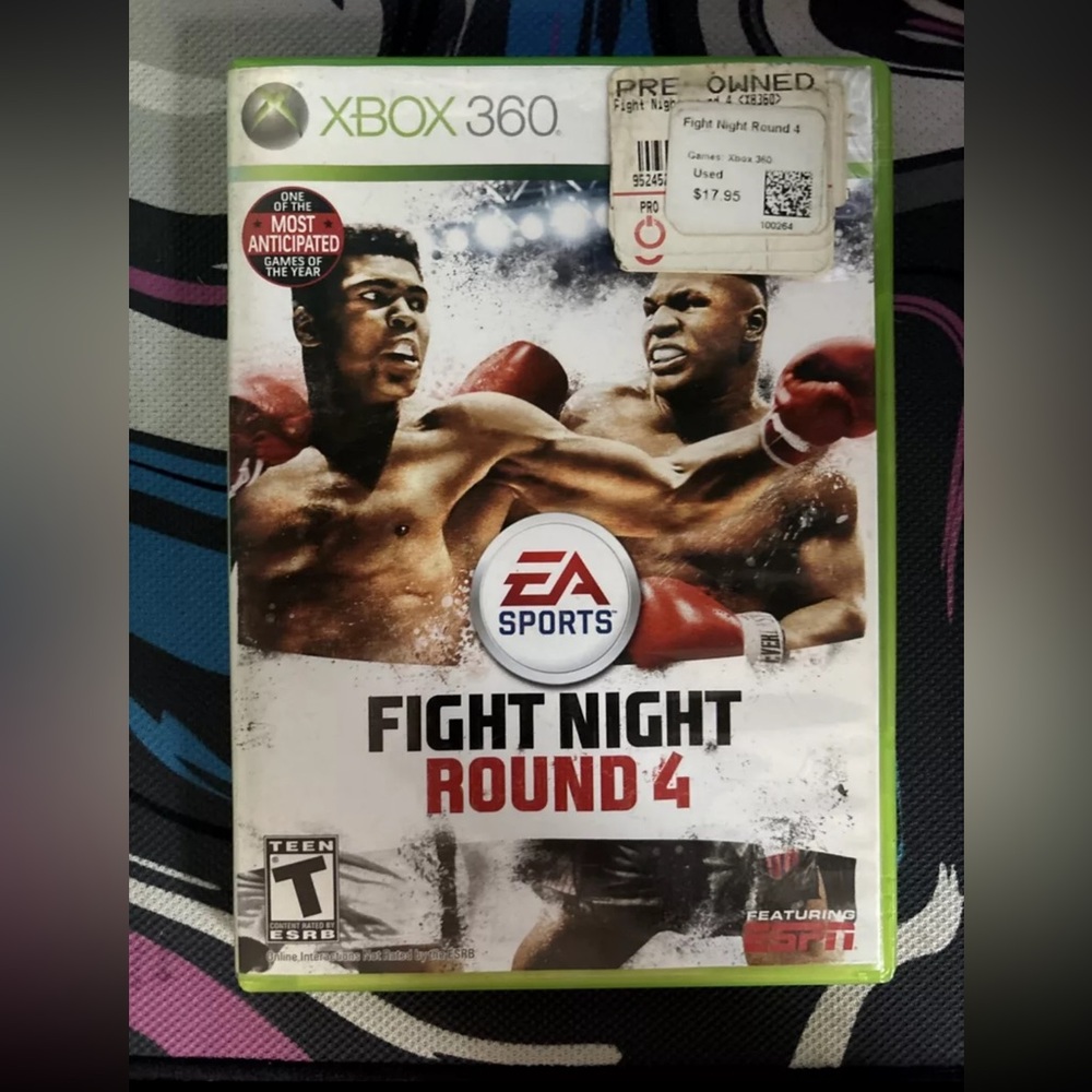 Fight Night Round 4 (Microsoft Xbox 360, 2009) EA Sports - Boxing